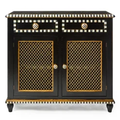 Courtly Criss-Cross Small Cabinet
