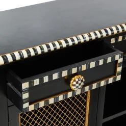 Courtly Criss-Cross Small Cabinet