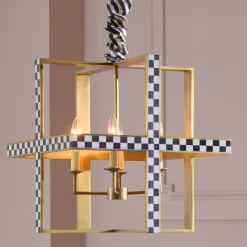 Courtly Cube Chandelier