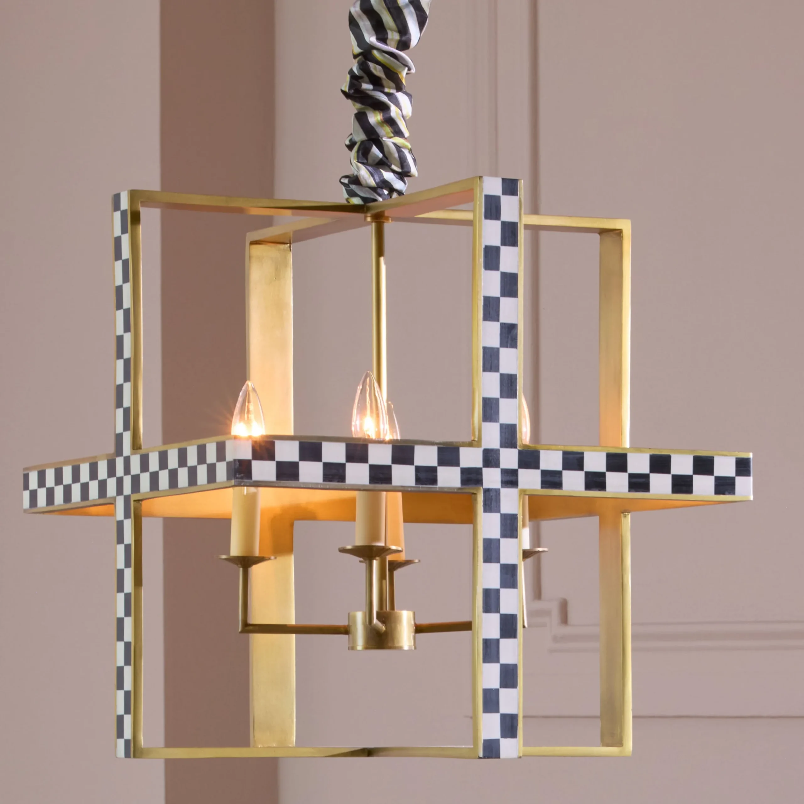 Courtly Cube Chandelier