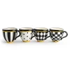 Courtly Mugs, Set of 4