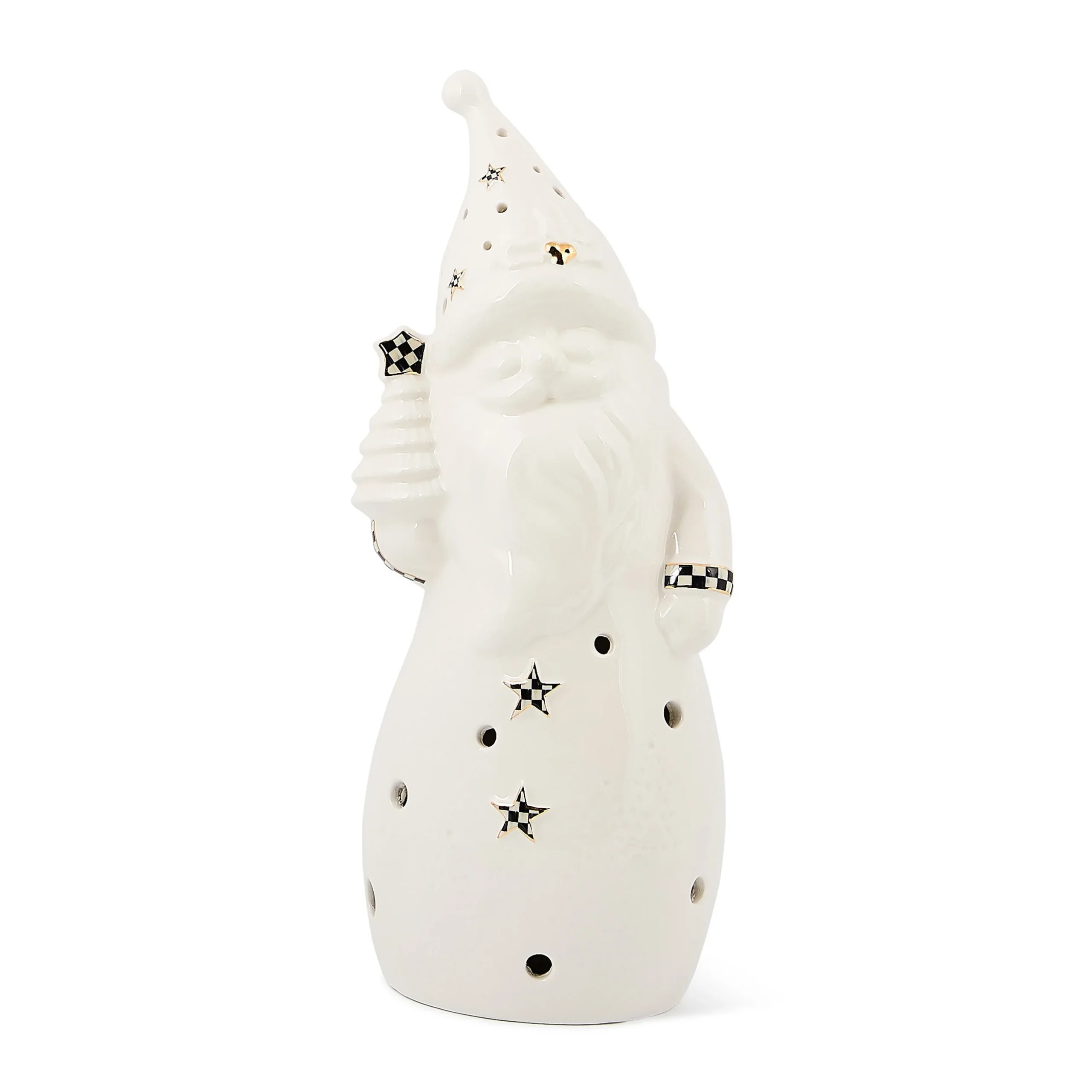 Courtly Noel Illuminated Santa