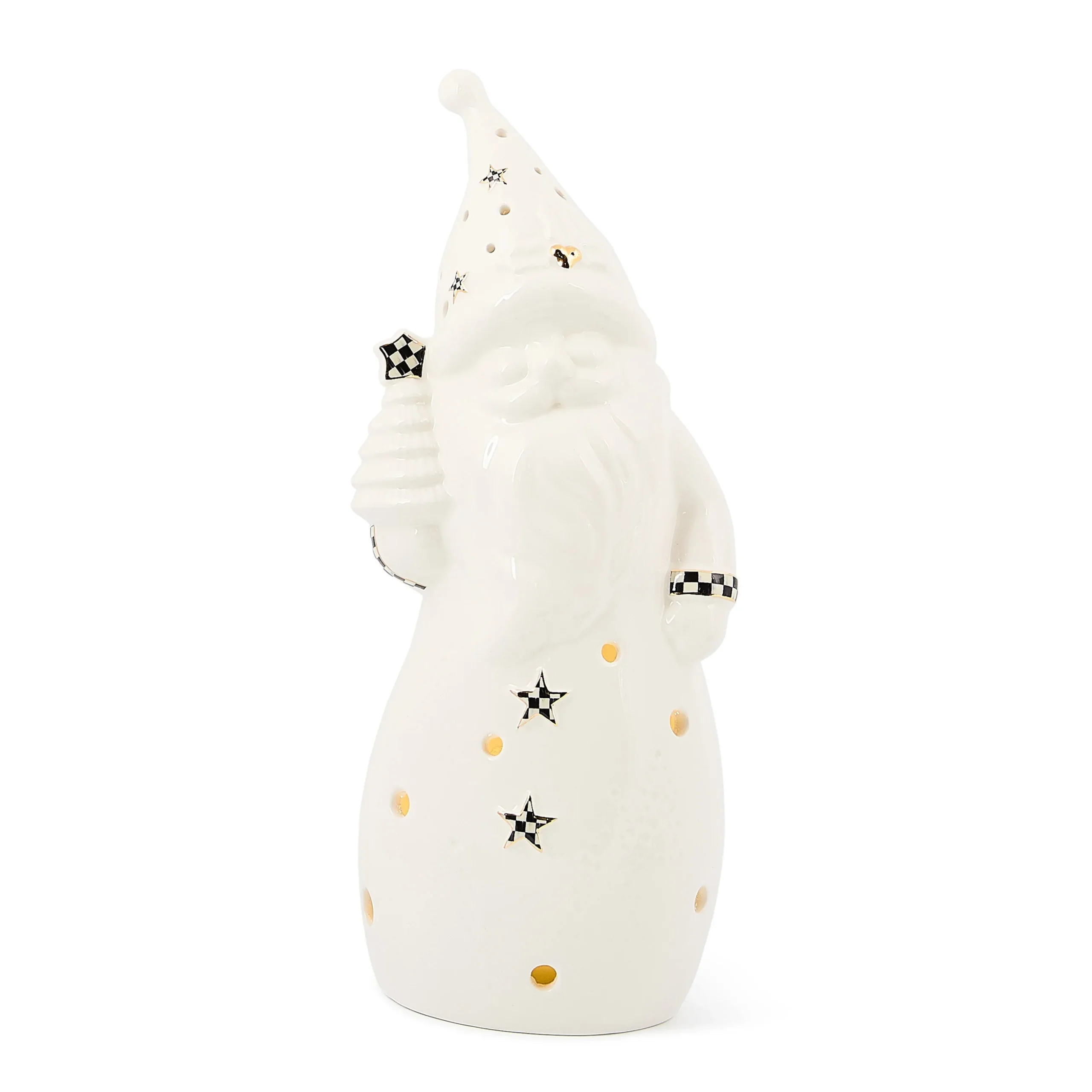 Courtly Noel Illuminated Santa