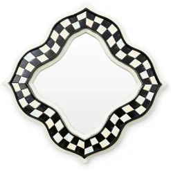 Courtly Quatriflower Small Wall Mirror