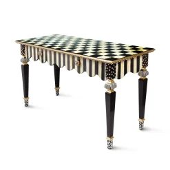 Courtly Stripe Console Table