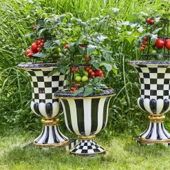 Courtly Stripe Urn
