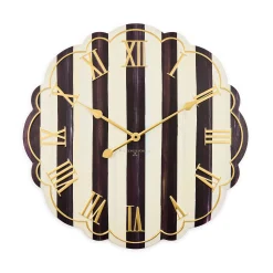 Courtly Stripe Wall Clock