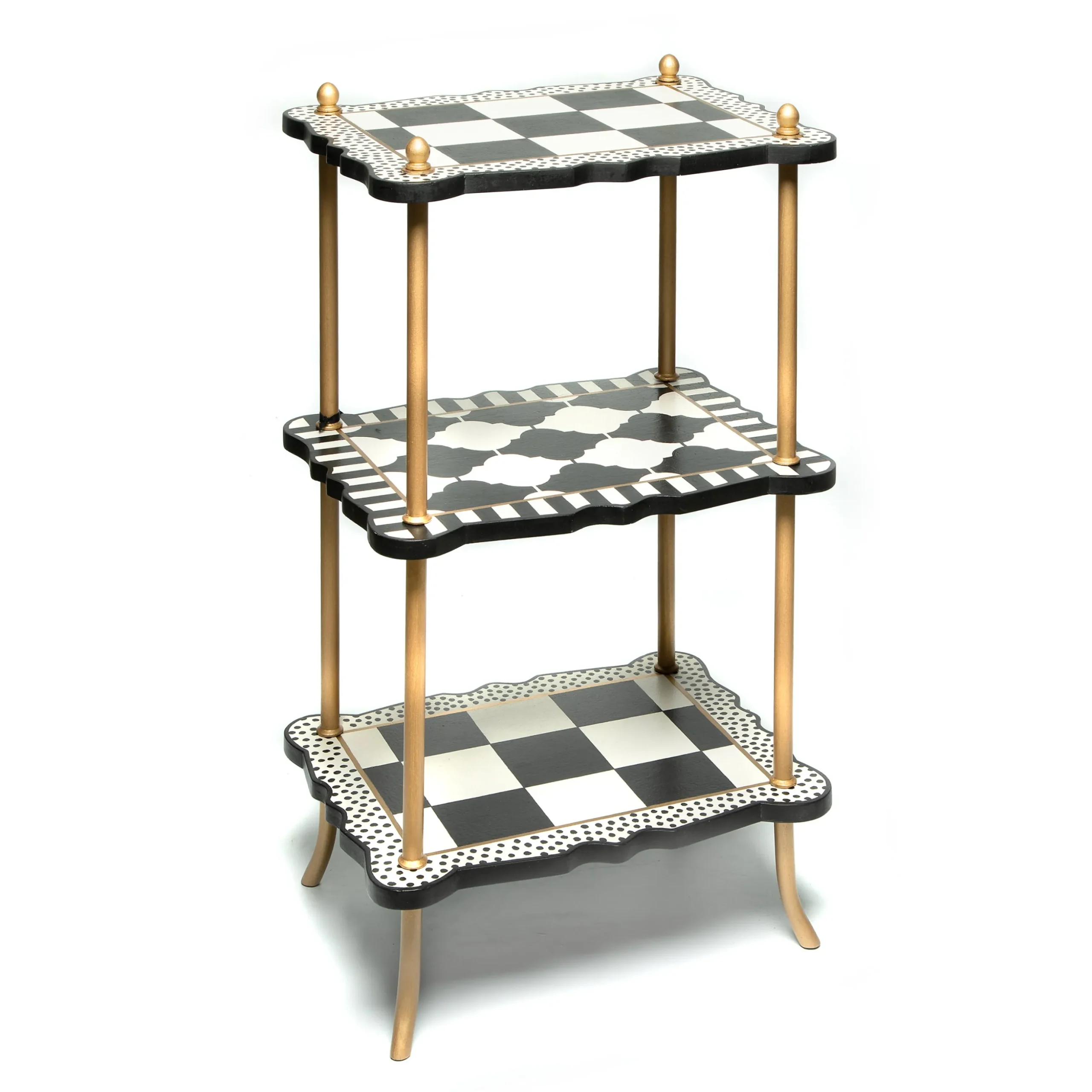 Courtly Three Tier Table