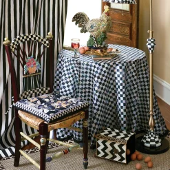 Dark Flower Basket Side Chair