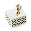 Duck Silver Plated Music Box
