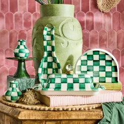 Emerald Check Butter Box