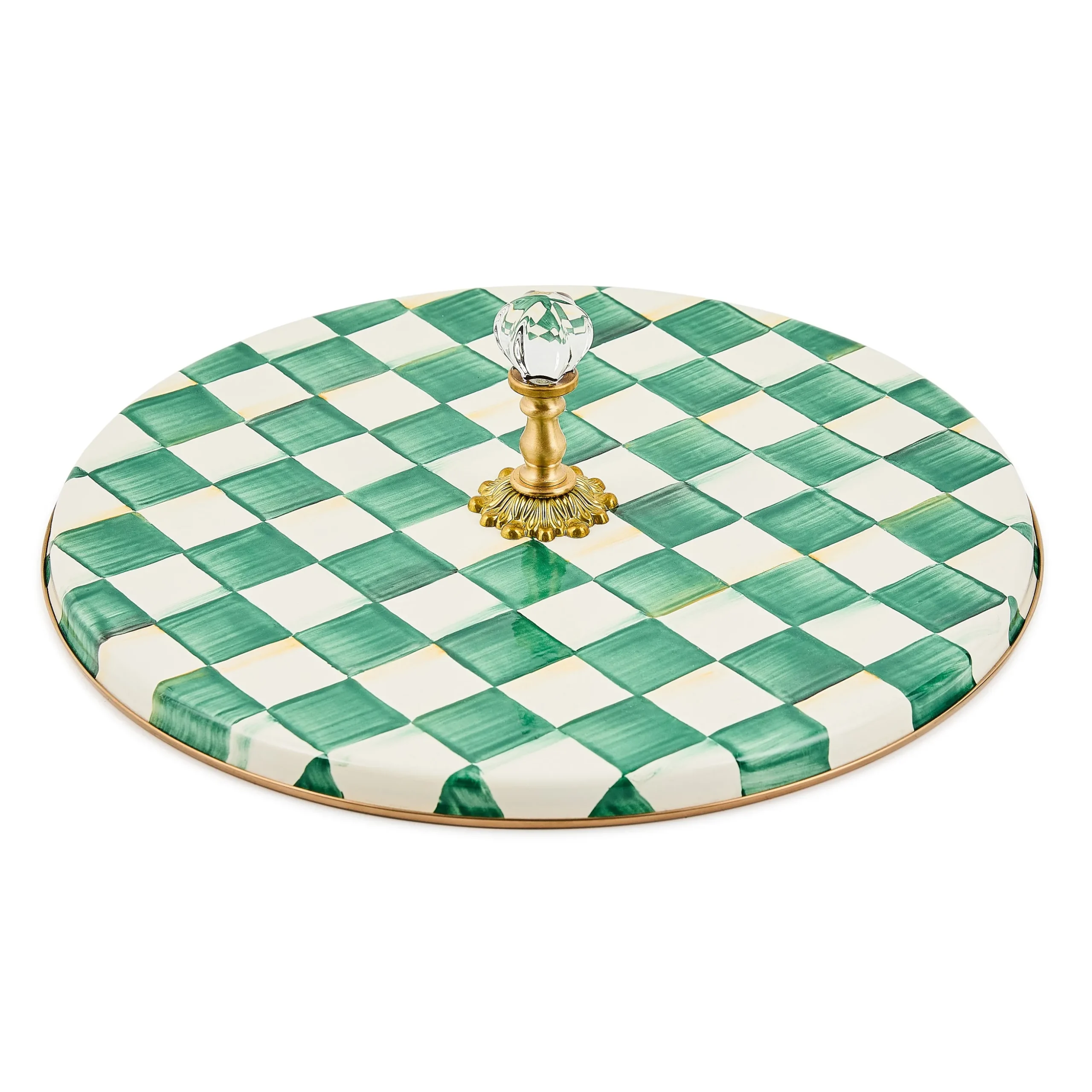 Emerald Check Cheese Course