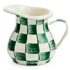 Emerald Check Creamer
