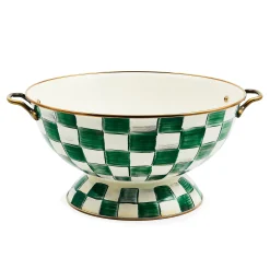 Emerald Check Everything Bowl