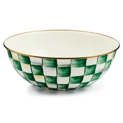Emerald Check Extra Large Everyday Bowl