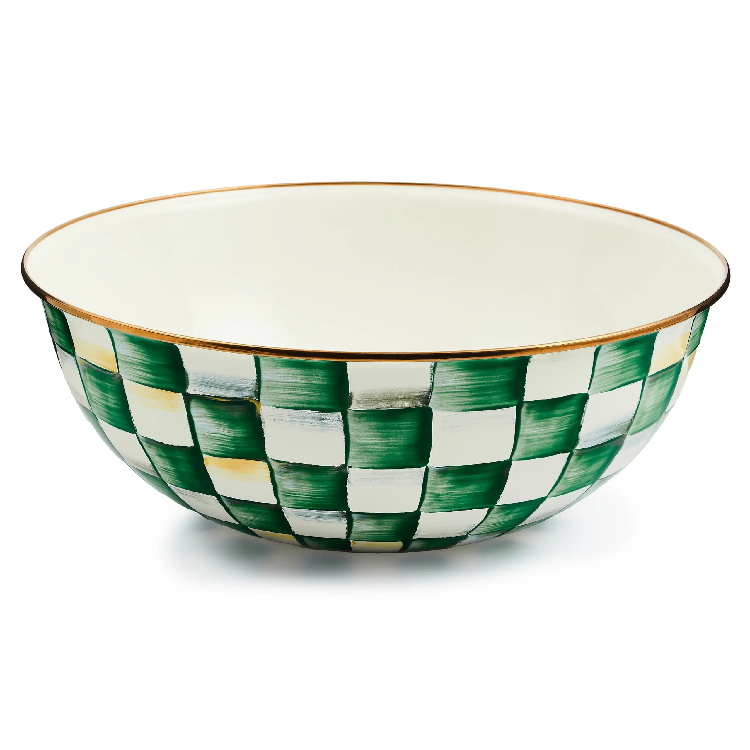 Emerald Check Extra Large Everyday Bowl