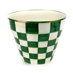 Emerald Check Extra Large Garden Pot
