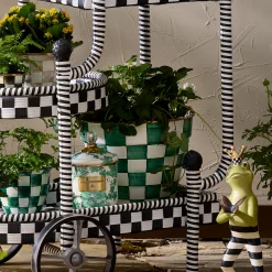 Emerald Check Extra Large Garden Pot