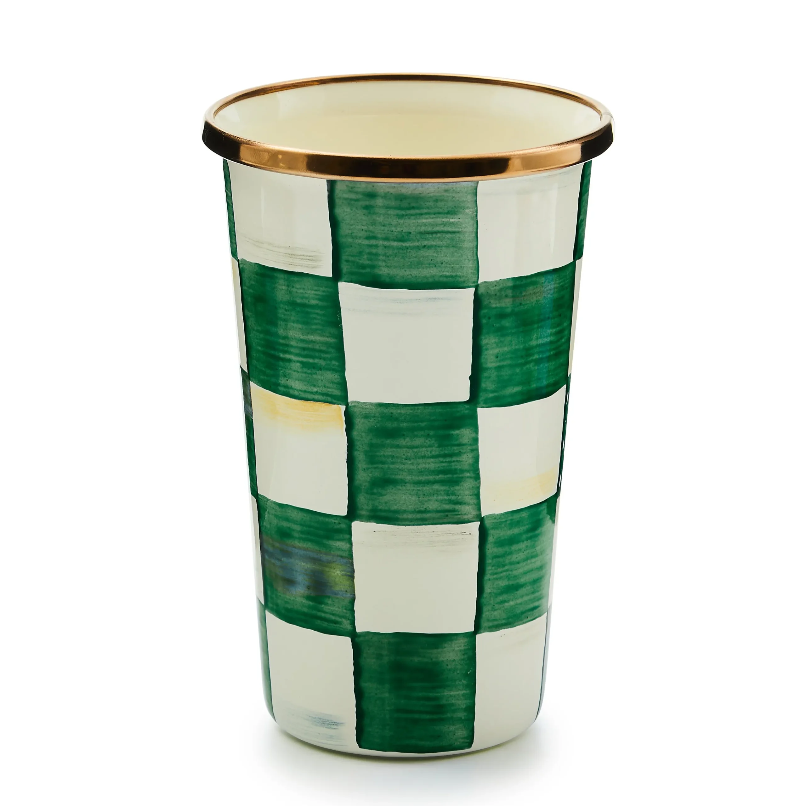 Emerald Check 10 Ounce Tumbler