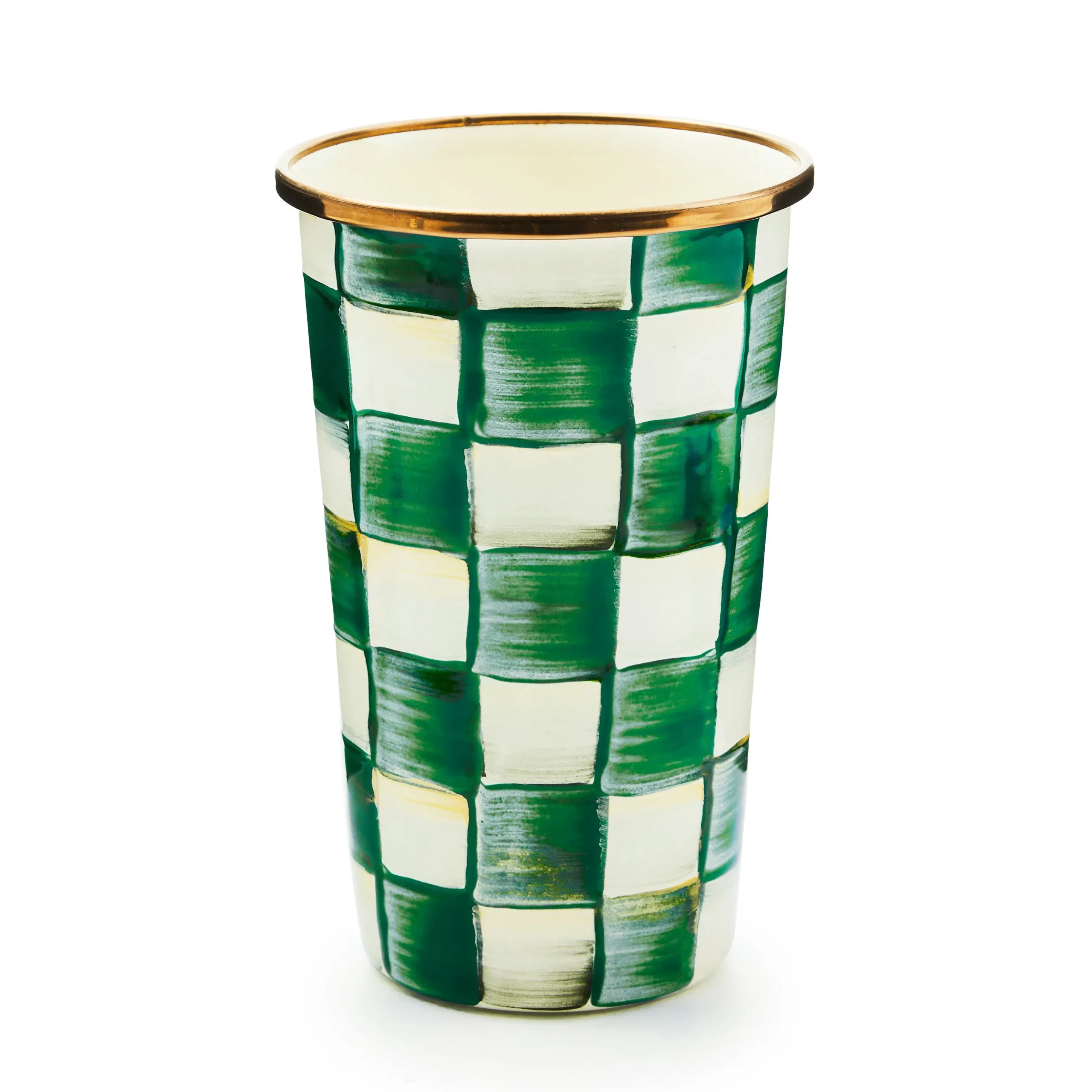 Emerald Check 20 Ounce Tumbler