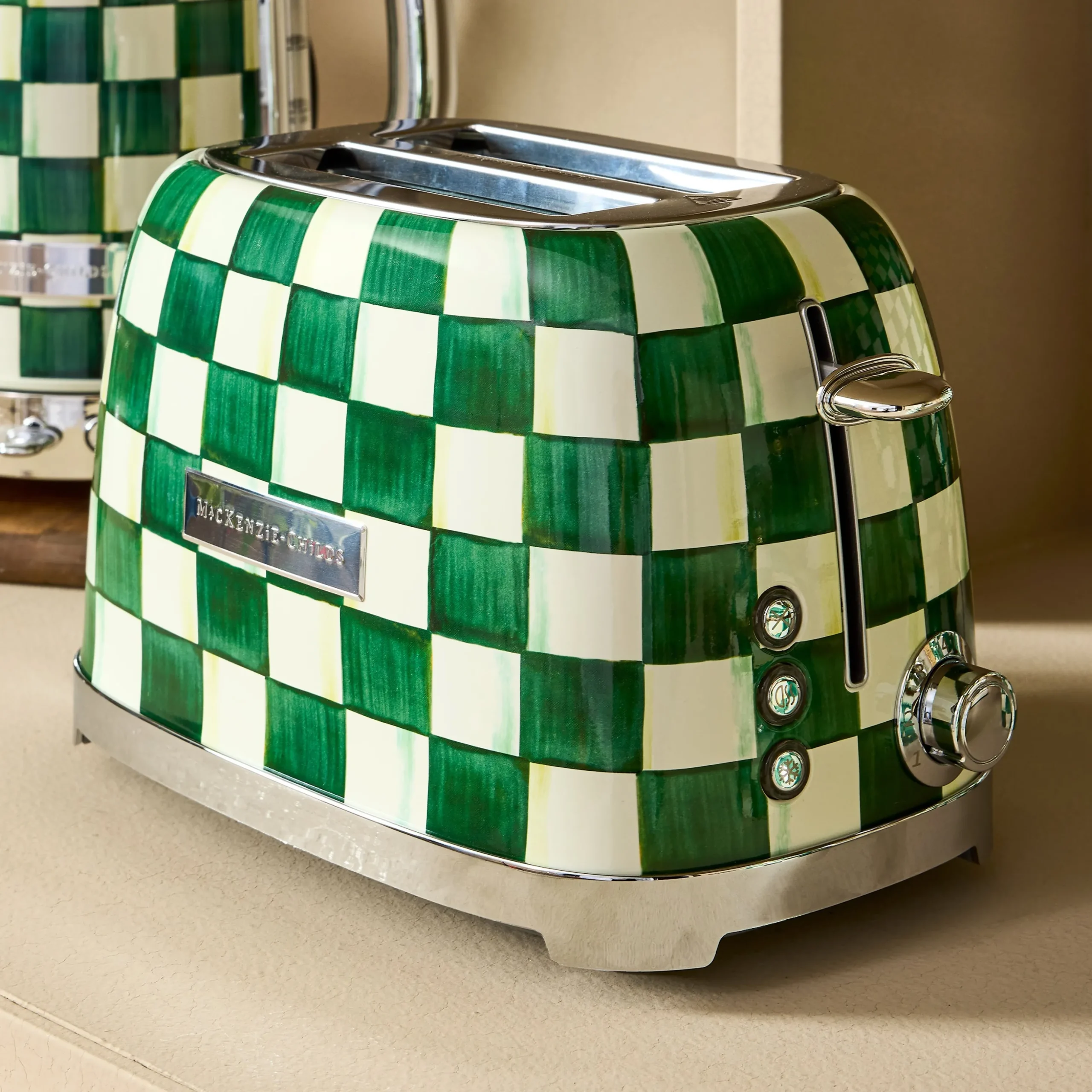 Emerald Check 2-Slice Toaster