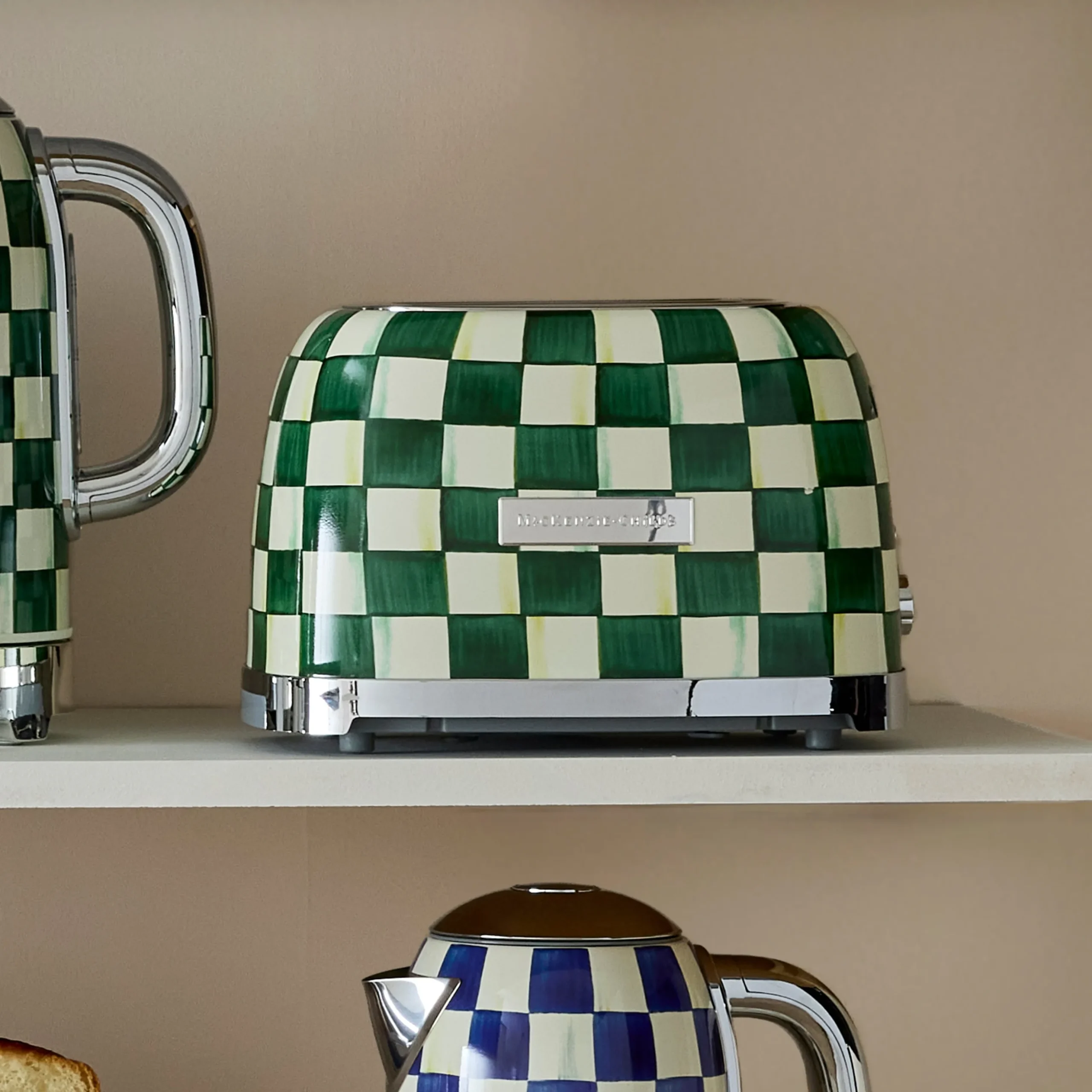 Emerald Check 2-Slice Toaster