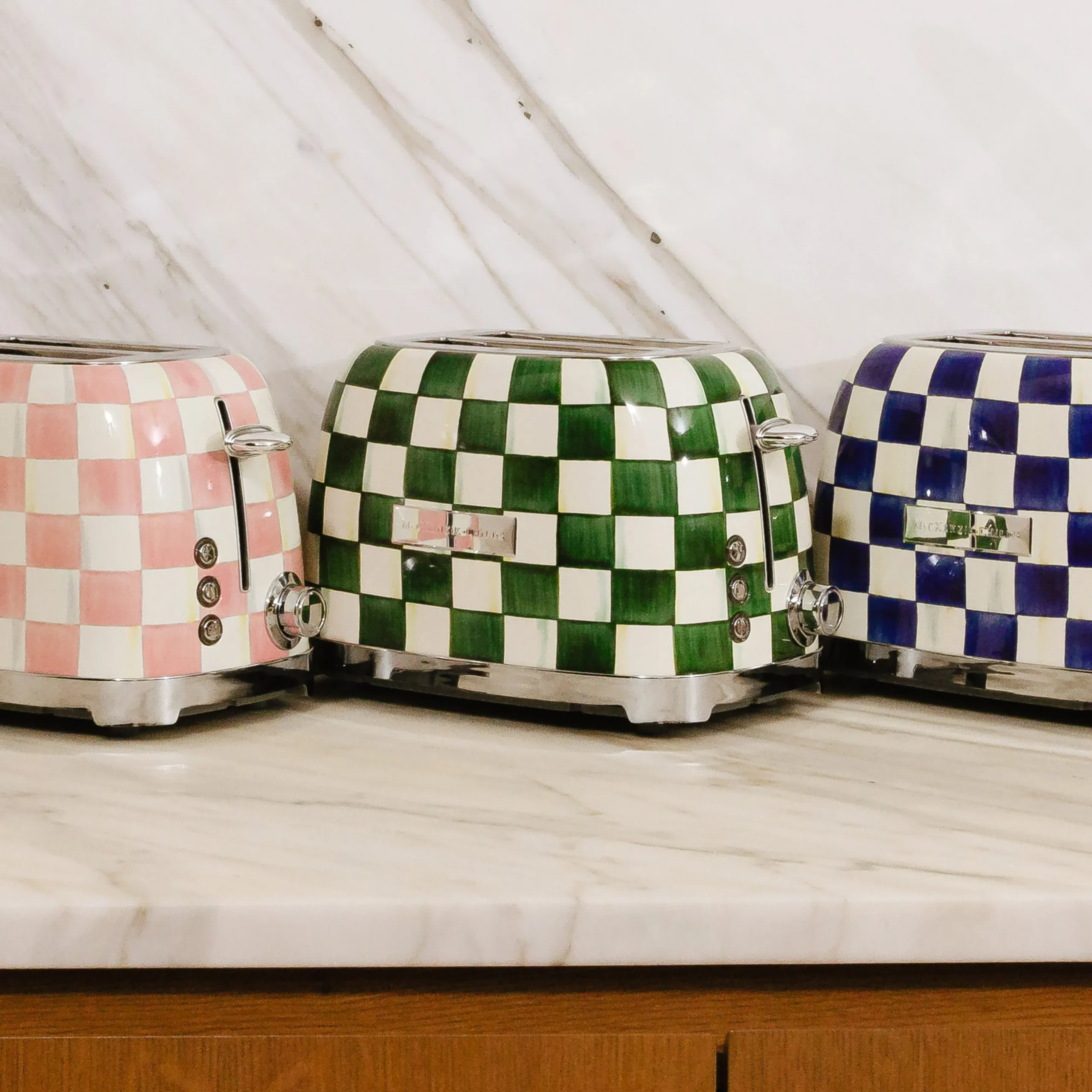 Emerald Check 2-Slice Toaster