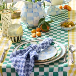 Emerald Check Table Runner