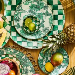 Emerald English Garden Dinner Plate