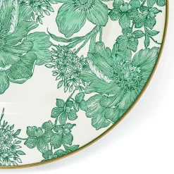 Emerald English Garden Dinner Plate