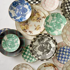 Emerald English Garden Dinner Plate