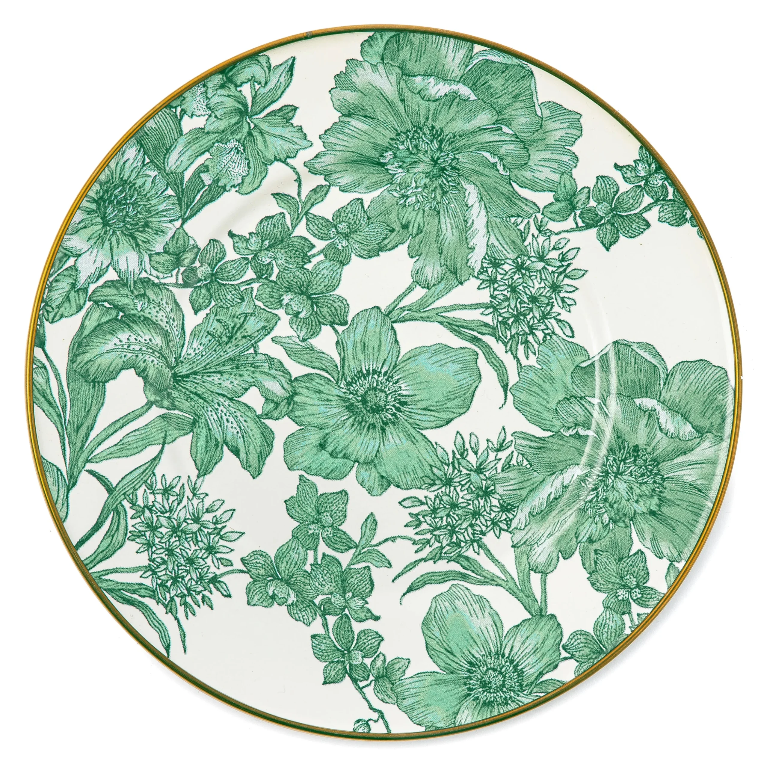 Emerald English Garden Salad Plate