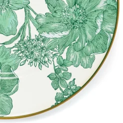 Emerald English Garden Salad Plate