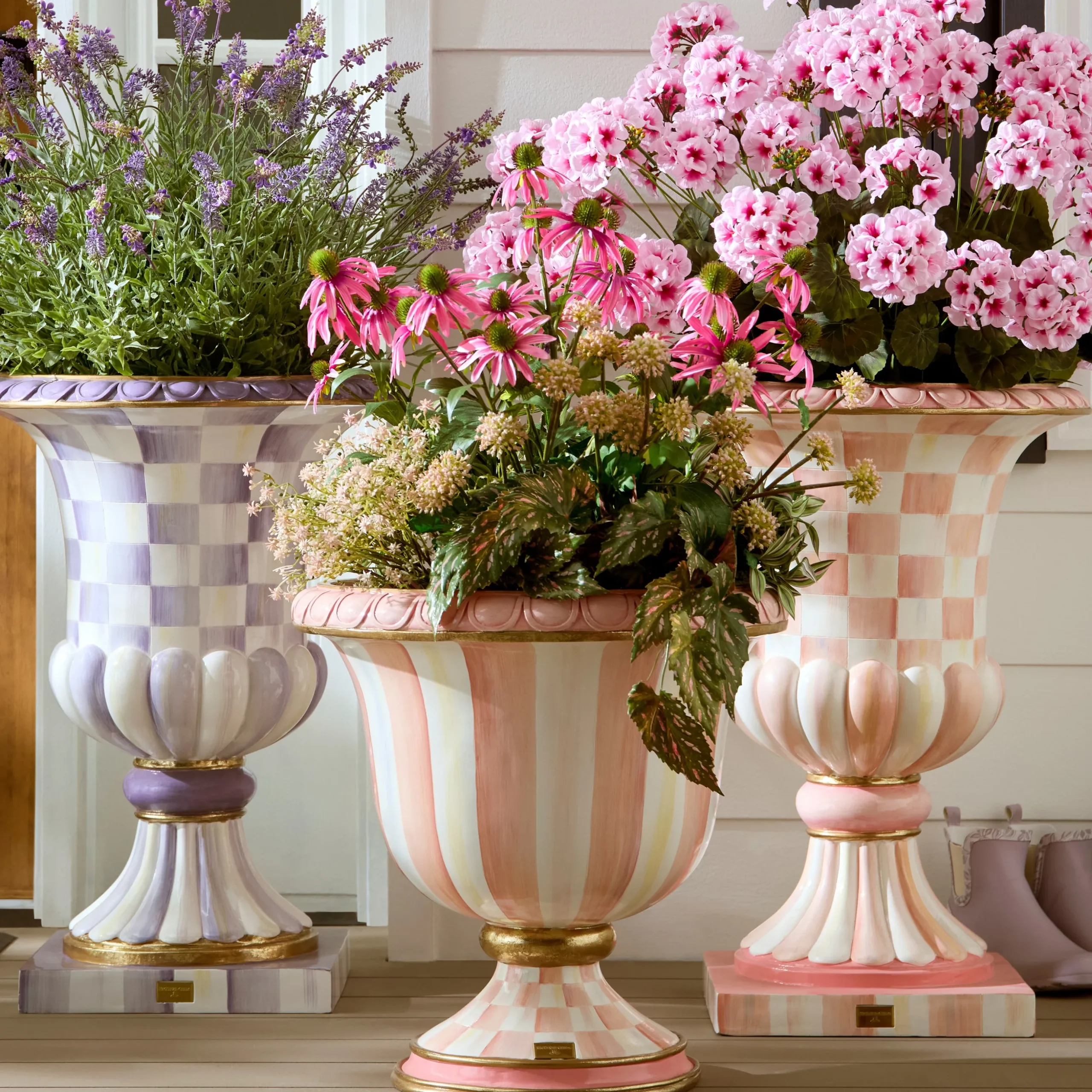 Everlasting Pink Mix Urn Filler