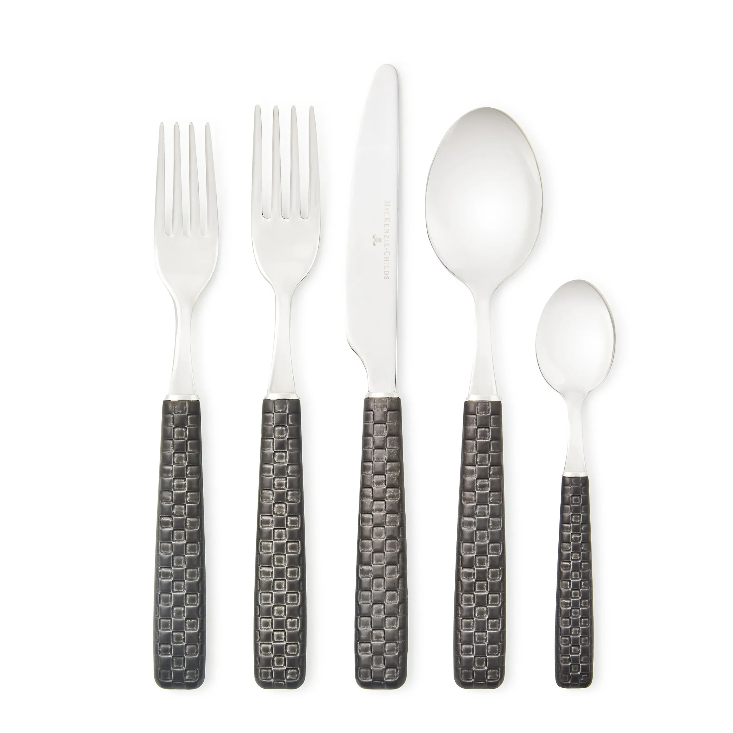 Everyday Black 5-Piece Place Setting