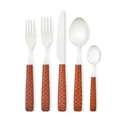 Everyday Leather 5-Piece Place Setting