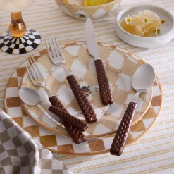 Everyday Leather 5-Piece Place Setting