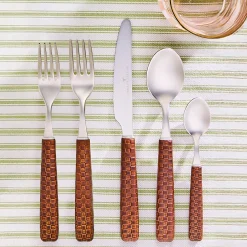 Everyday Leather 5-Piece Place Setting