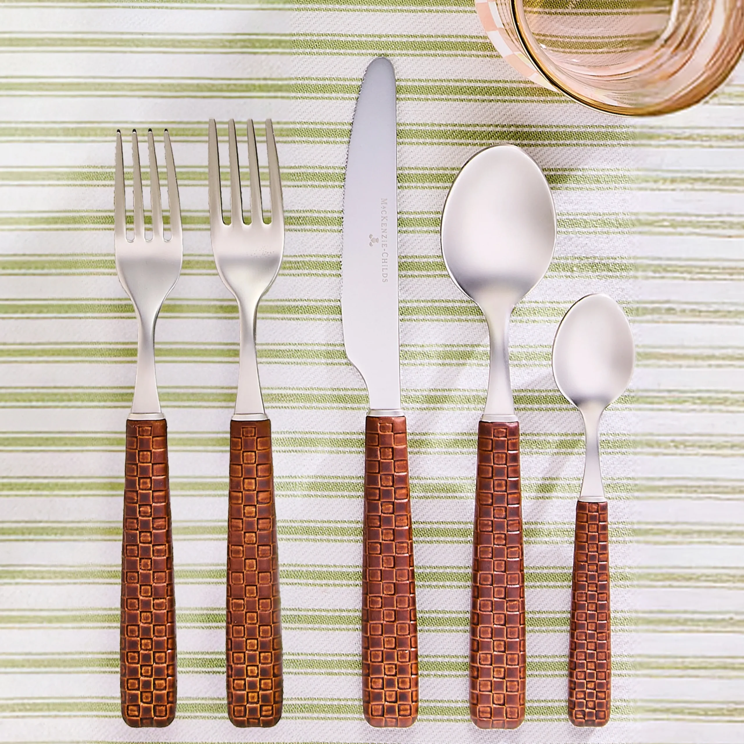 Everyday Leather 5-Piece Place Setting