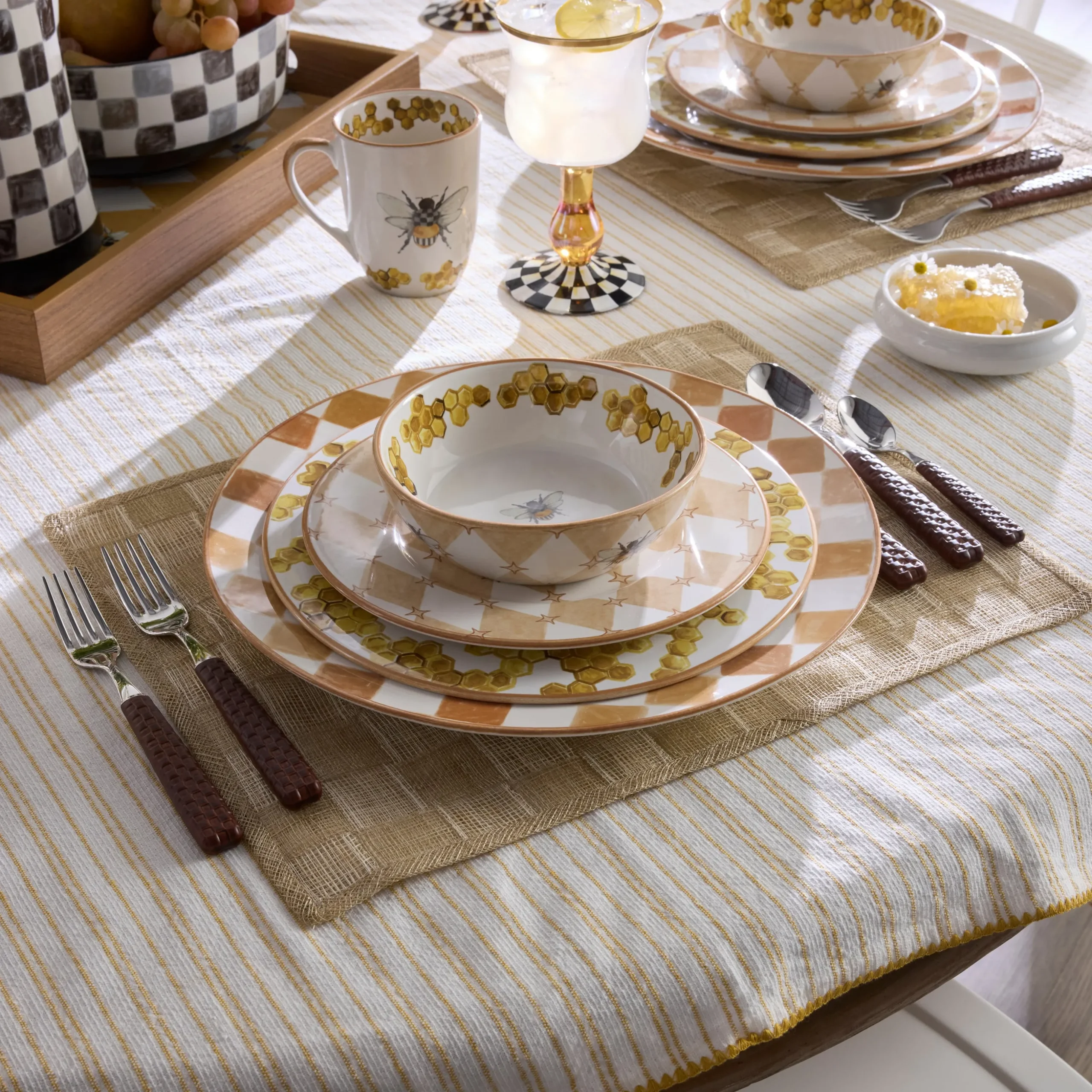 Everyday Leather 5-Piece Place Setting