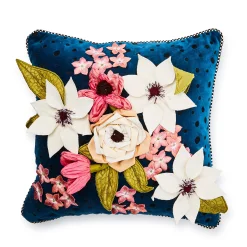Fairy Tale Floral Throw Pillow