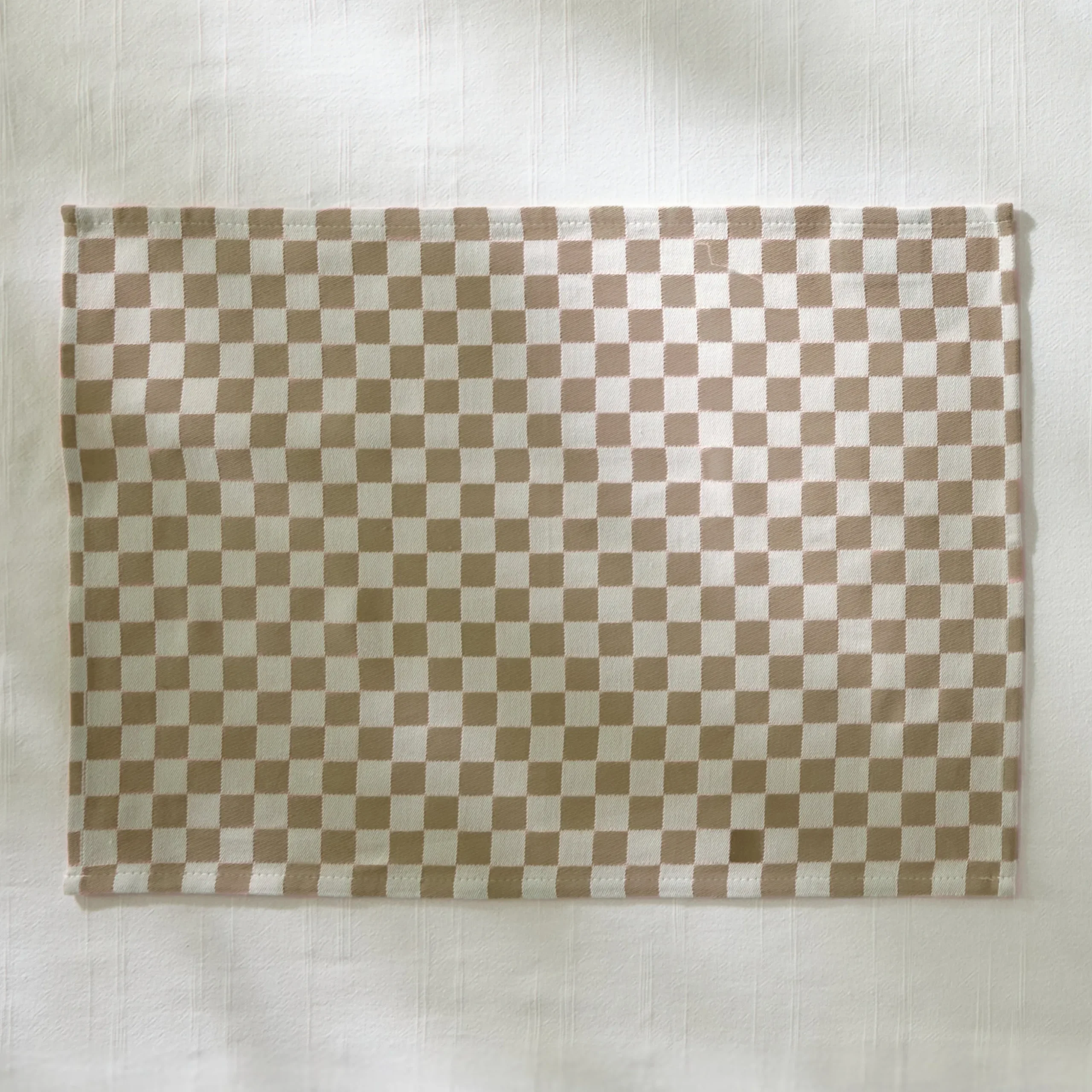 Flax Check Placemat, Set of 4