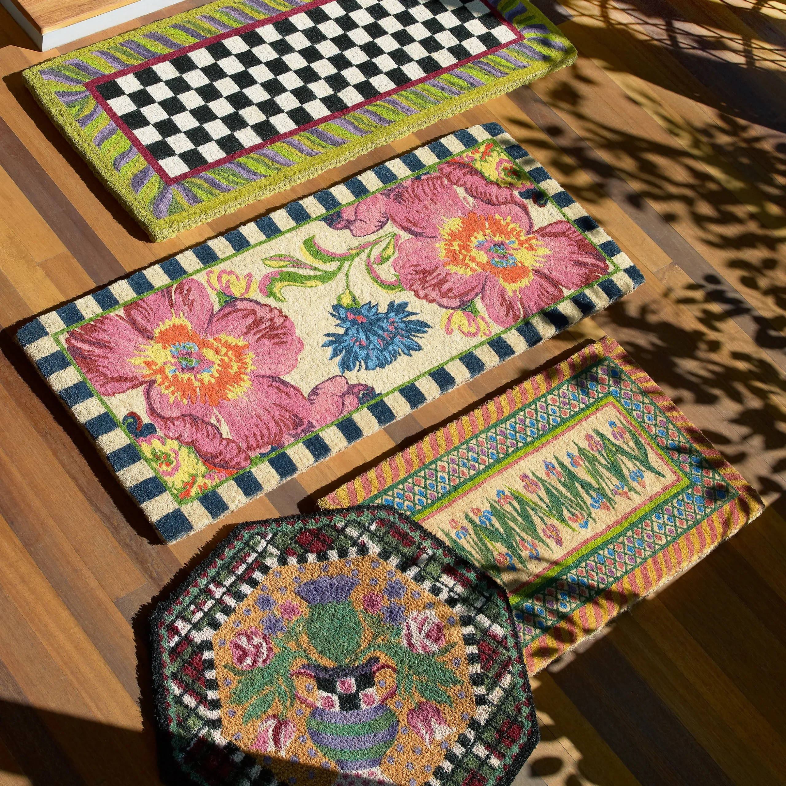 Flower Market Double Door Entrance Mat