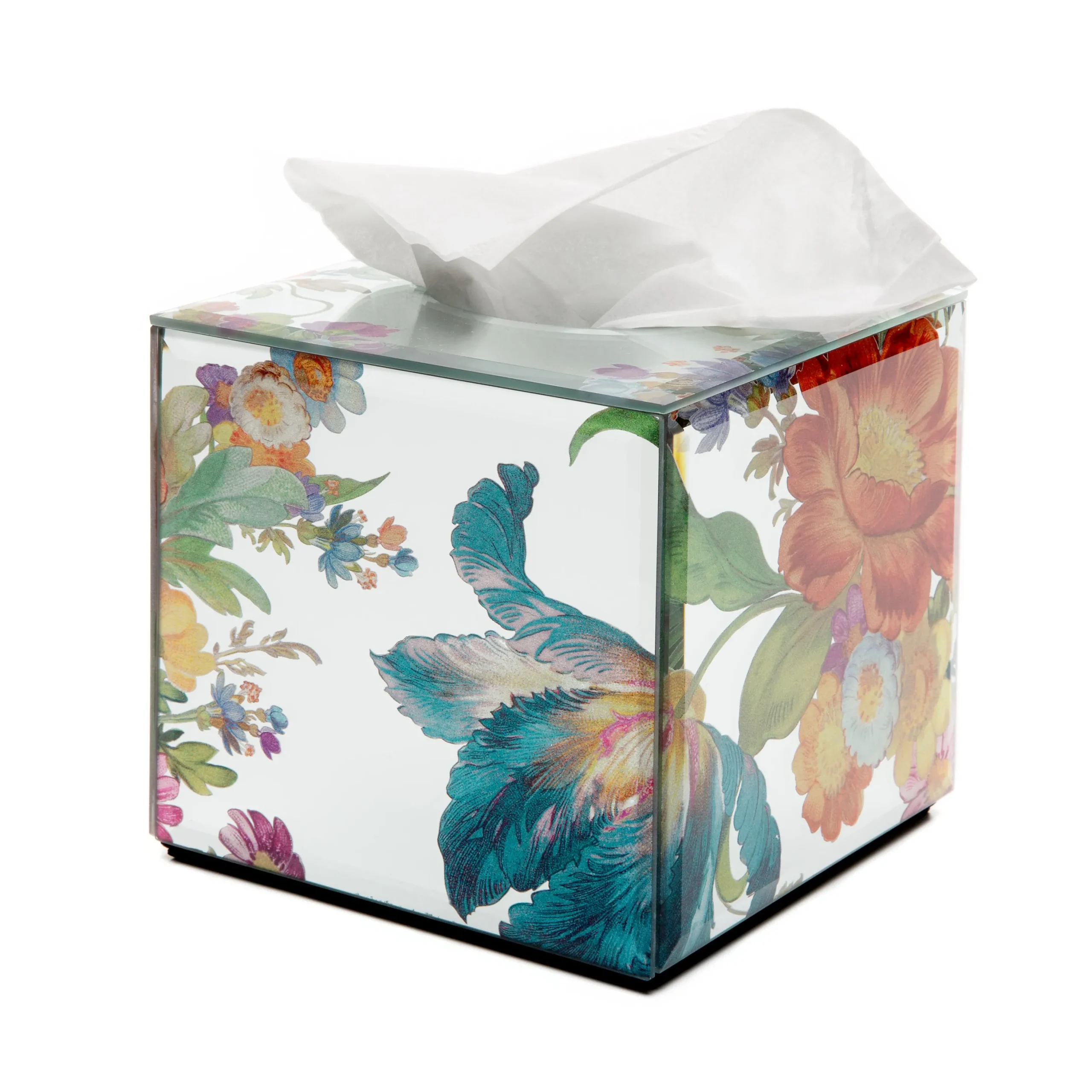 Flower Market Reflections Boutique Tissue Box Cover