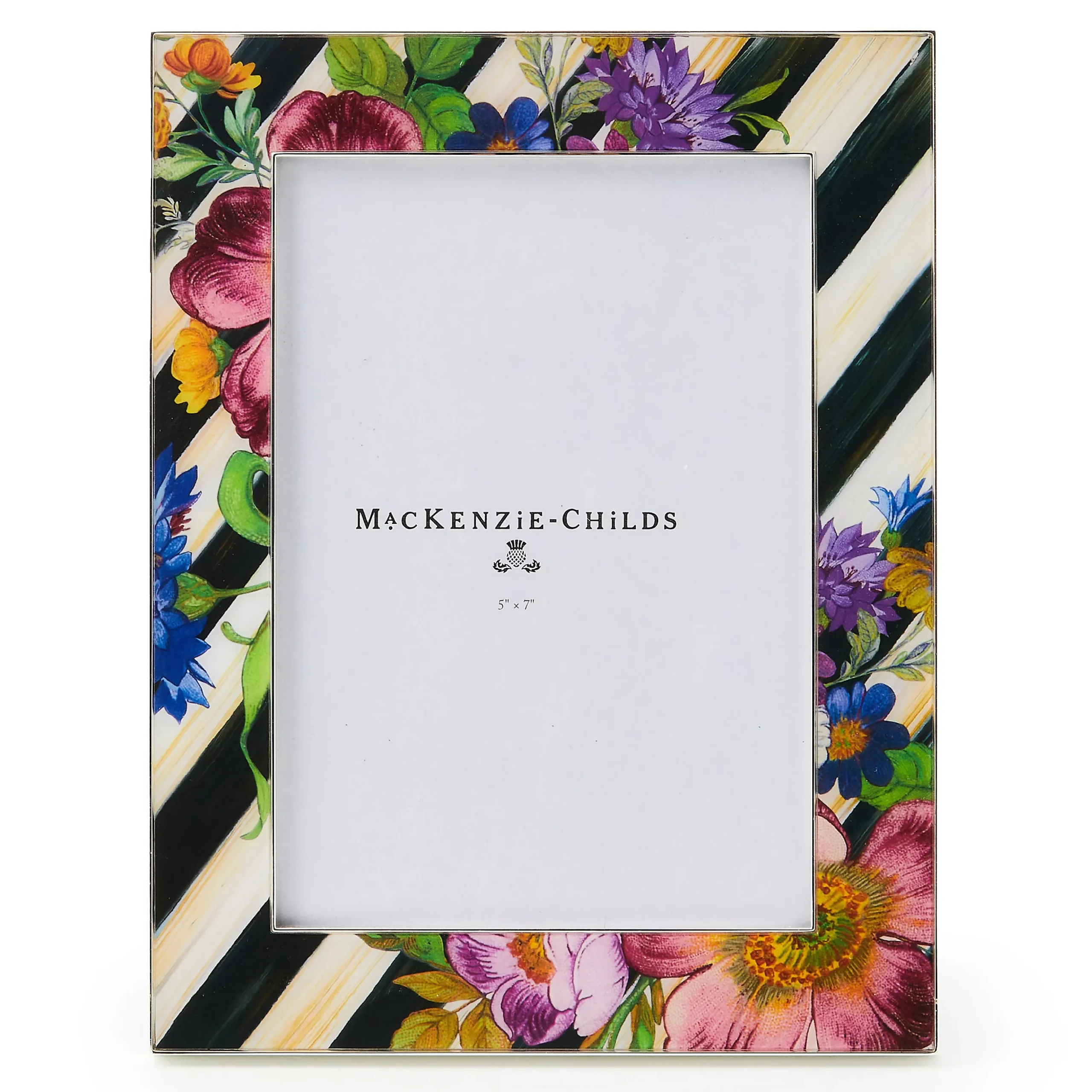 Flower Market Silver Plated 5"x7" Frame