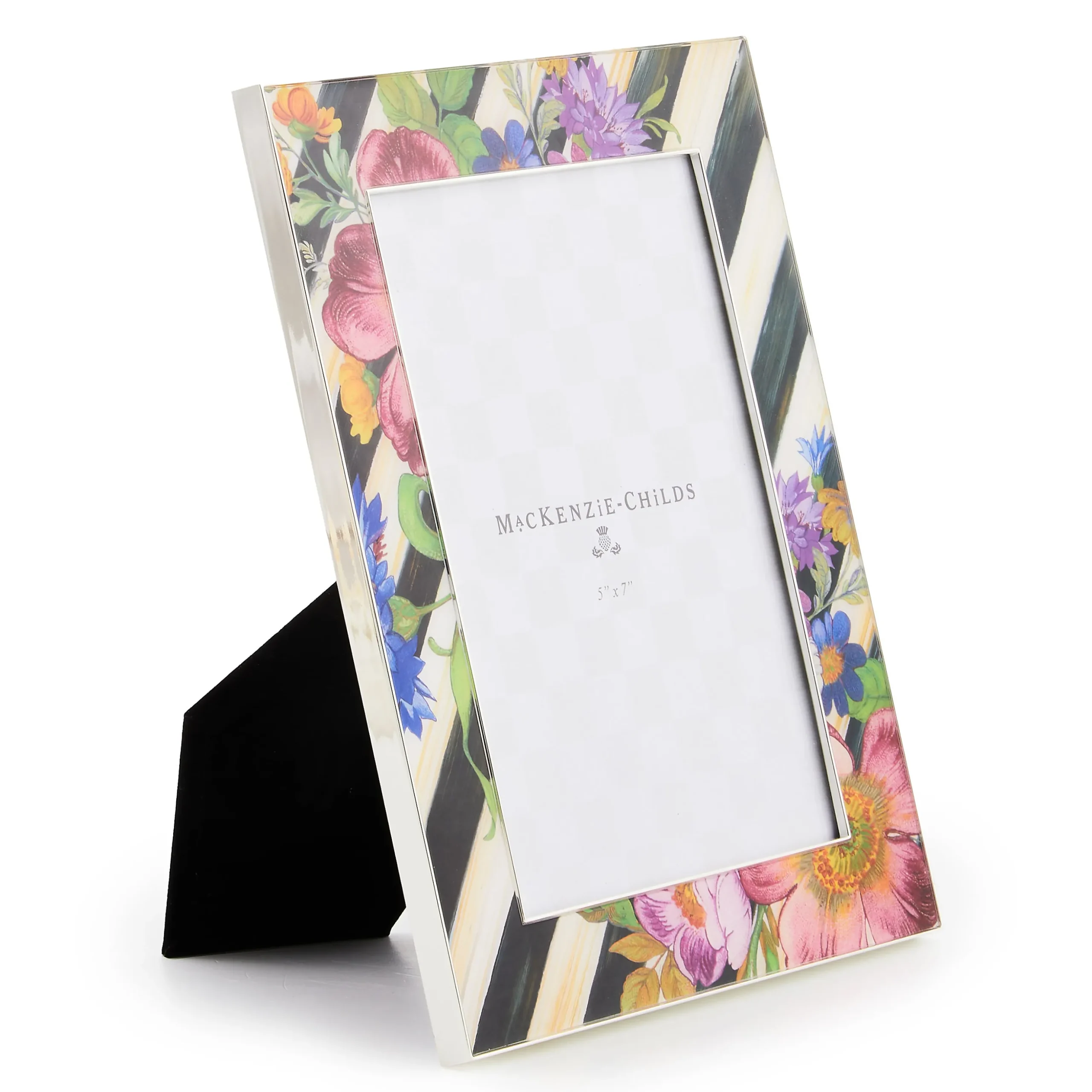 Flower Market Silver Plated 5"x7" Frame