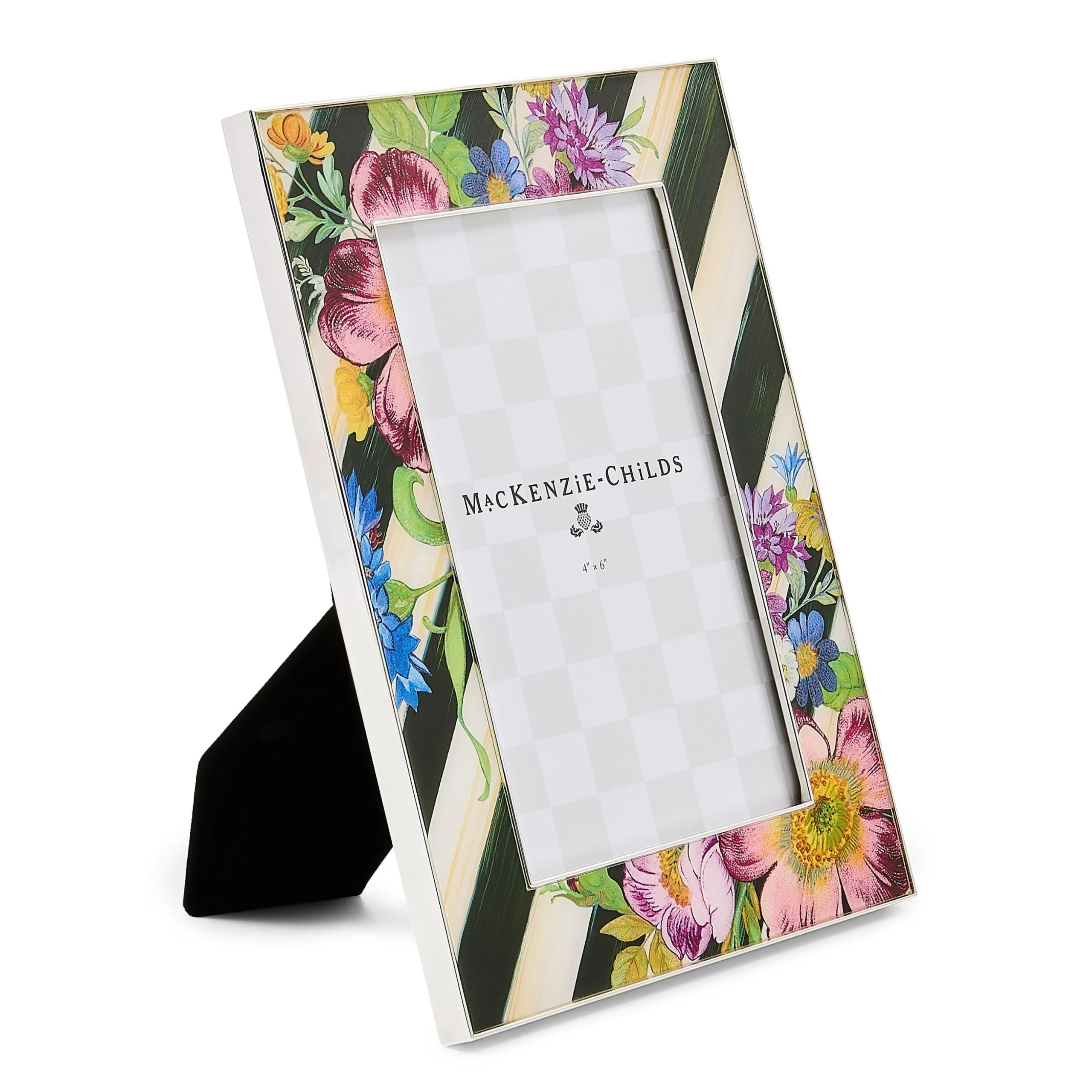 Flower Market Silver Plated 4" x 6" Frame