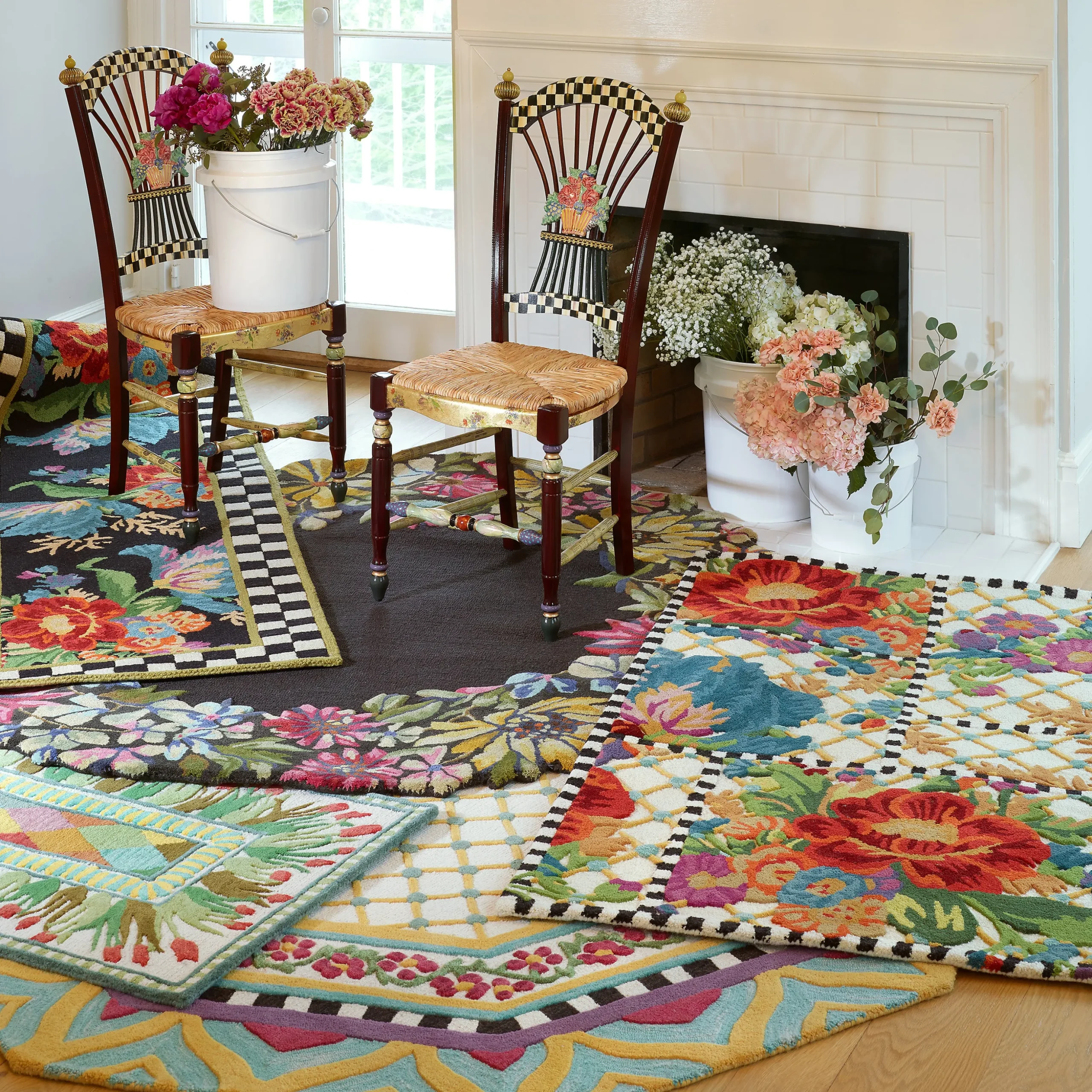 Flower Market 2'6" x 8' Runner