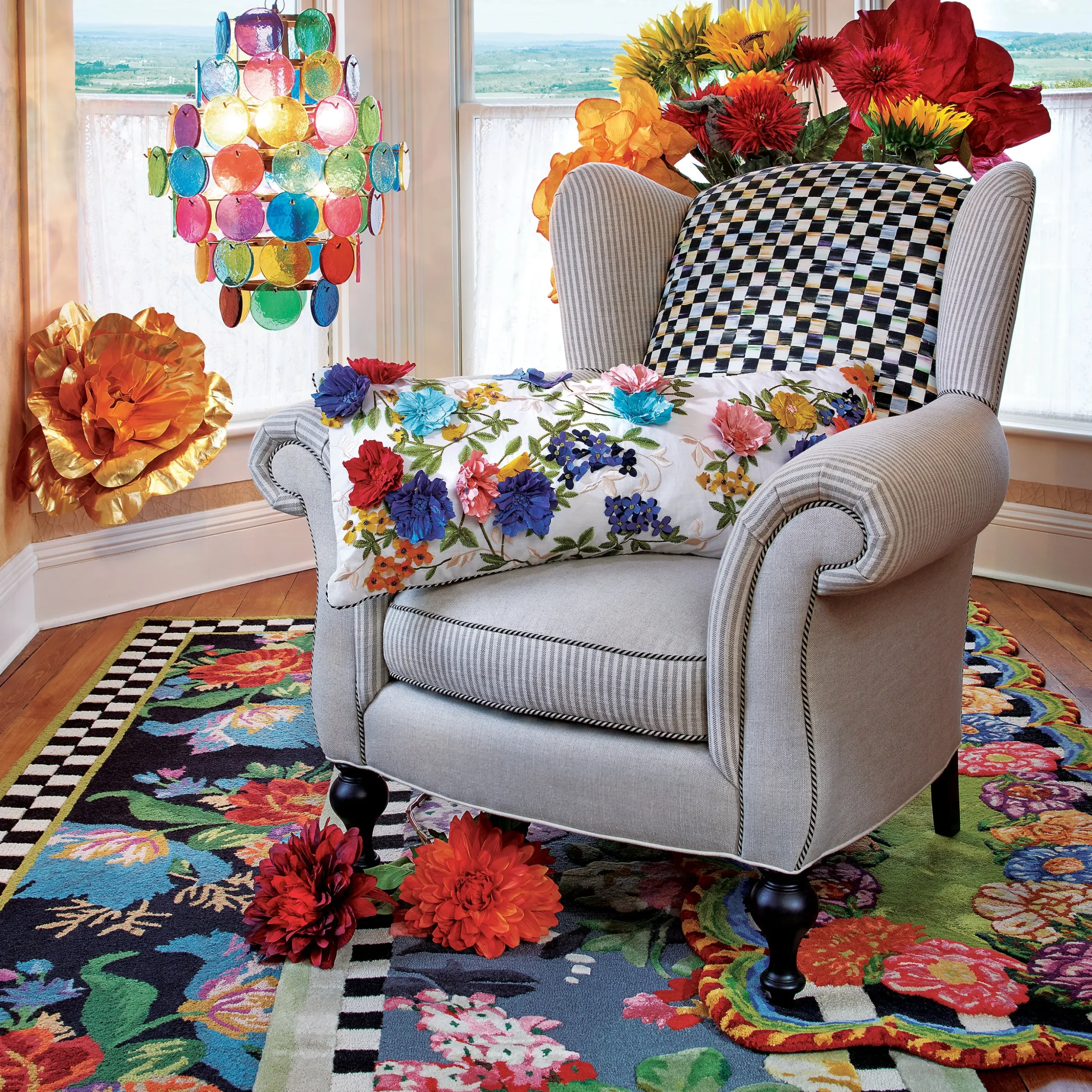 Flower Market 2'6" x 8' Runner