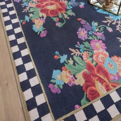 Flower Market 8' x 10' Washable Rug